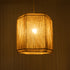GloboStar® CAYMAN 00519 Boho Κρεμαστό Φωτιστικό Οροφής Μονόφωτο 1 x E27 AC220-240V IP20 - Φ40 x Υ40cm - Μπεζ Λεπτό Σχοινί Τριχιά Πλέγμα - ledmania.gr