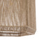 GloboStar® CAYMAN 00519 Boho Κρεμαστό Φωτιστικό Οροφής Μονόφωτο 1 x E27 AC220-240V IP20 - Φ40 x Υ40cm - Μπεζ Λεπτό Σχοινί Τριχιά Πλέγμα - ledmania.gr
