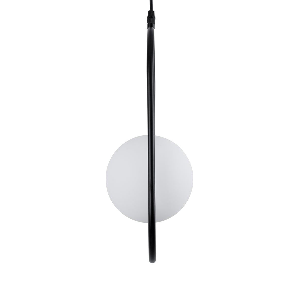 GLOBOSTAR® HAMBURG 00589 Μοντέρνο Κρεμαστό Φωτιστικό Οροφής με Ντουί 1 x G9 AC 220-240V IP20 - Μαύρο & Λευκό - Μ20 x Π15 x Υ40cm - ledmania.gr