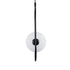 GLOBOSTAR® HAMBURG 00589 Μοντέρνο Κρεμαστό Φωτιστικό Οροφής με Ντουί 1 x G9 AC 220-240V IP20 - Μαύρο & Λευκό - Μ20 x Π15 x Υ40cm - ledmania.gr