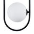 GLOBOSTAR® HAMBURG 00589 Μοντέρνο Κρεμαστό Φωτιστικό Οροφής με Ντουί 1 x G9 AC 220-240V IP20 - Μαύρο & Λευκό - Μ20 x Π15 x Υ40cm - ledmania.gr