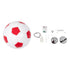 GLOBOSTAR® FOOTBALL 00646 Παιδικό Κρεμαστό Φωτιστικό Οροφής με Ντουί 1 x E27 AC 220-240V IP20 - Λευκό & Κόκκινο - Μ25 x Π25 x Υ25cm - ledmania.gr
