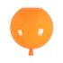 GloboStar® BALLOON 00650 Παιδικό Φωτιστικό Οροφής Μπάλα Μονόφωτο 1 x E27 IP20 Πορτοκαλί Πλαστικό με Ασημί Μέταλλο - Μ30 x Π30 x Υ33cm - ledmania.gr
