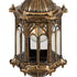 GloboStar® DARCY 00656 Vintage Κρεμαστό Φωτιστικό Πλέγμα Μονόφωτο 1 x E27 IP20 Μπρούτζινο Μέταλλο - Μ15.5 x Π15.5 x Υ32.5cm - ledmania.gr