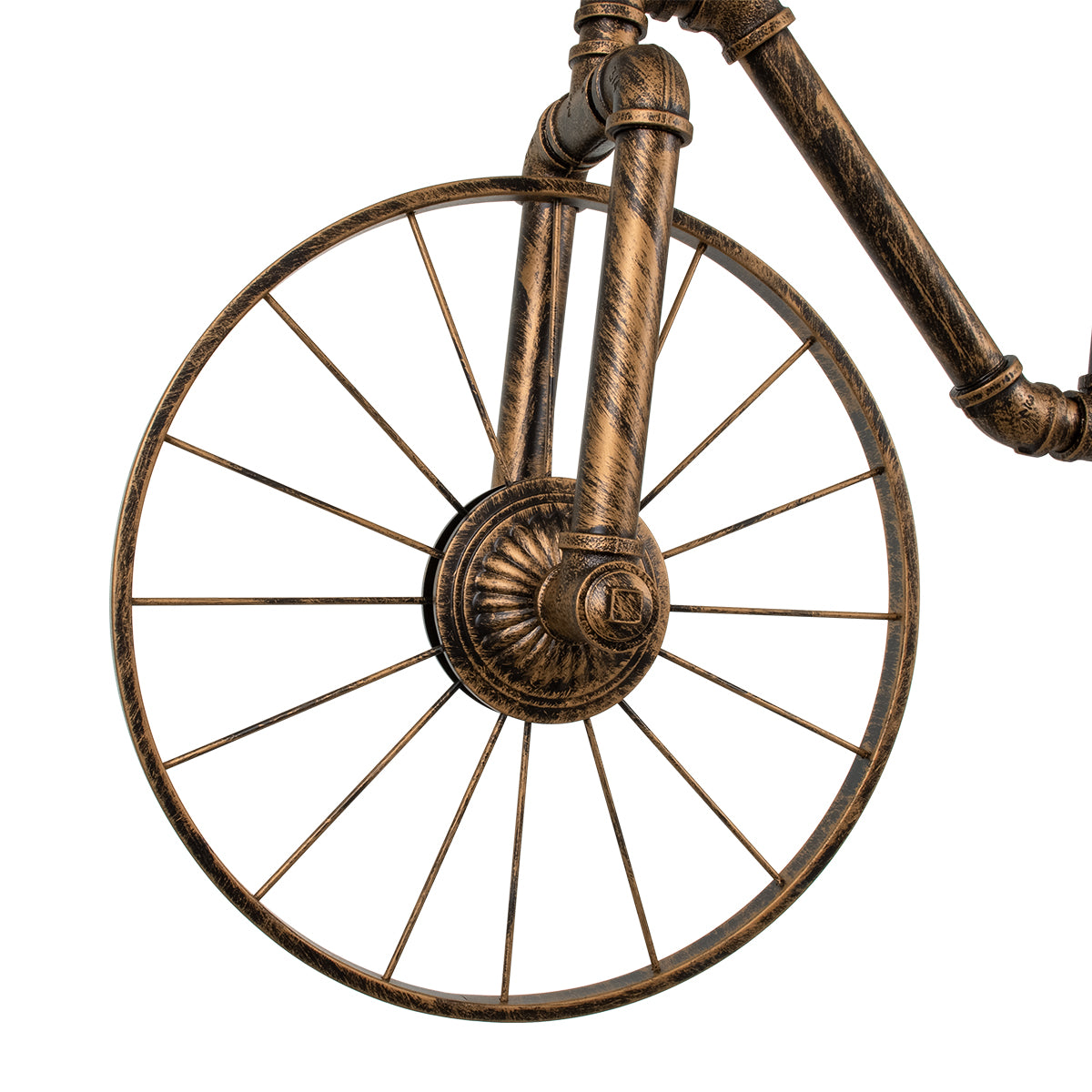GLOBOSTAR® SWIFTWALKER 00660 Vintage Κρεμαστό Φωτιστικό Οροφής με Ντουί 3 x E27 AC 220-240V IP20 - Χάλκινο & Κόκκινο - Μ85 x Π29.5 x Υ55cm - ledmania.gr