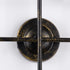 GloboStar® PIPING 00663 Vintage Επιτοίχιο Φωτιστικό Πολύφωτο 4xE27 AC220-240V IP20 - Μ40 x Π9 x Υ52cm - Μπρούτζινο Μεταλλικό Πλέγμα - ledmania.gr
