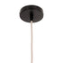 GloboStar® MEXICO 00718 Boho Κρεμαστό Φωτιστικό Πλέγμα Μονόφωτο 1 x E27 IP20 Μπεζ Ξύλο - Μ40 x Π30 x Y18cm - ledmania.gr