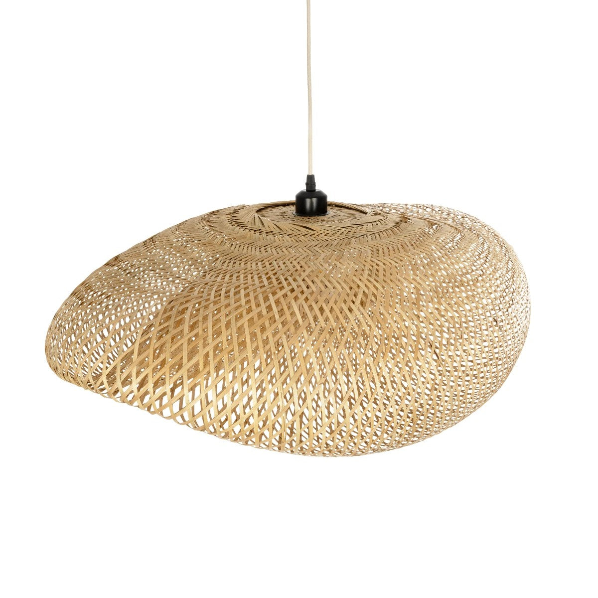 GLOBOSTAR® MEXICO 00720 Boho Κρεμαστό Φωτιστικό Οροφής με Ντουί 1 x E27 AC 220-240V IP20 - Μπεζ - Μ85 x Π55 x Υ36cm - ledmania.gr