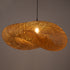 GloboStar® MEXICO 00721 Boho Κρεμαστό Φωτιστικό Οροφής Μονόφωτο 1 x E27 Μπεζ Ξύλινο Μπαμπού Μ100 x Π80 x Y35cm - ledmania.gr