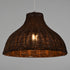 GLOBOSTAR® MAYOTTE 00725 Boho Κρεμαστό Φωτιστικό Οροφής με Ντουί 1 x E27 AC 220-240V IP20 - Καφέ - Μ40 x Π40 x Υ28cm - ledmania.gr