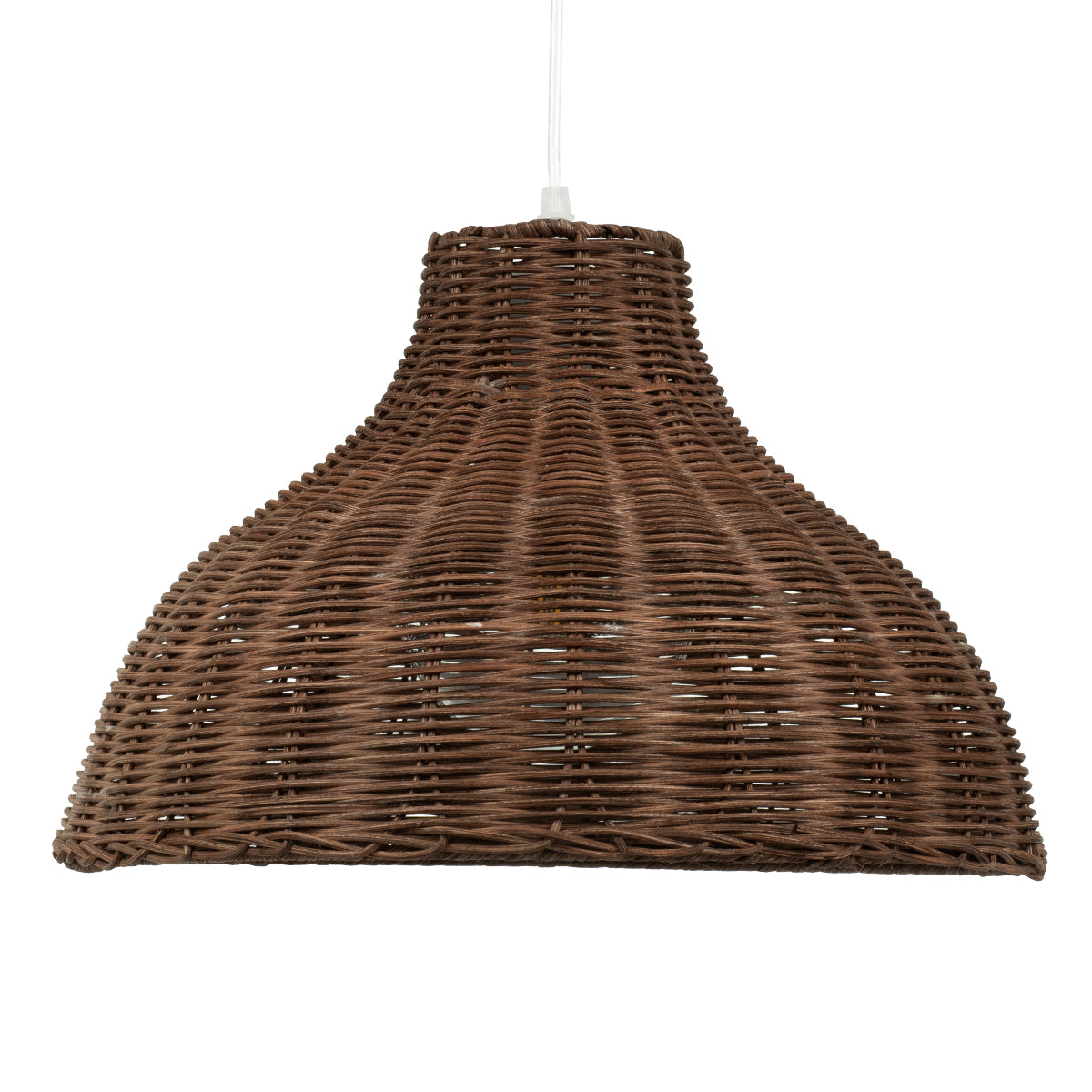 GLOBOSTAR® MAYOTTE 00725 Boho Κρεμαστό Φωτιστικό Οροφής με Ντουί 1 x E27 AC 220-240V IP20 - Καφέ - Μ40 x Π40 x Υ28cm - ledmania.gr
