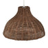 GLOBOSTAR® MAYOTTE 00725 Boho Κρεμαστό Φωτιστικό Οροφής με Ντουί 1 x E27 AC 220-240V IP20 - Καφέ - Μ40 x Π40 x Υ28cm - ledmania.gr