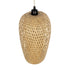 GLOBOSTAR® SAN TROPEZ 00764 Boho Κρεμαστό Φωτιστικό Οροφής με Ντουί 1 x E27 AC 220-240V IP20 - Μπεζ - Μ23 x Π23 x Υ42cm