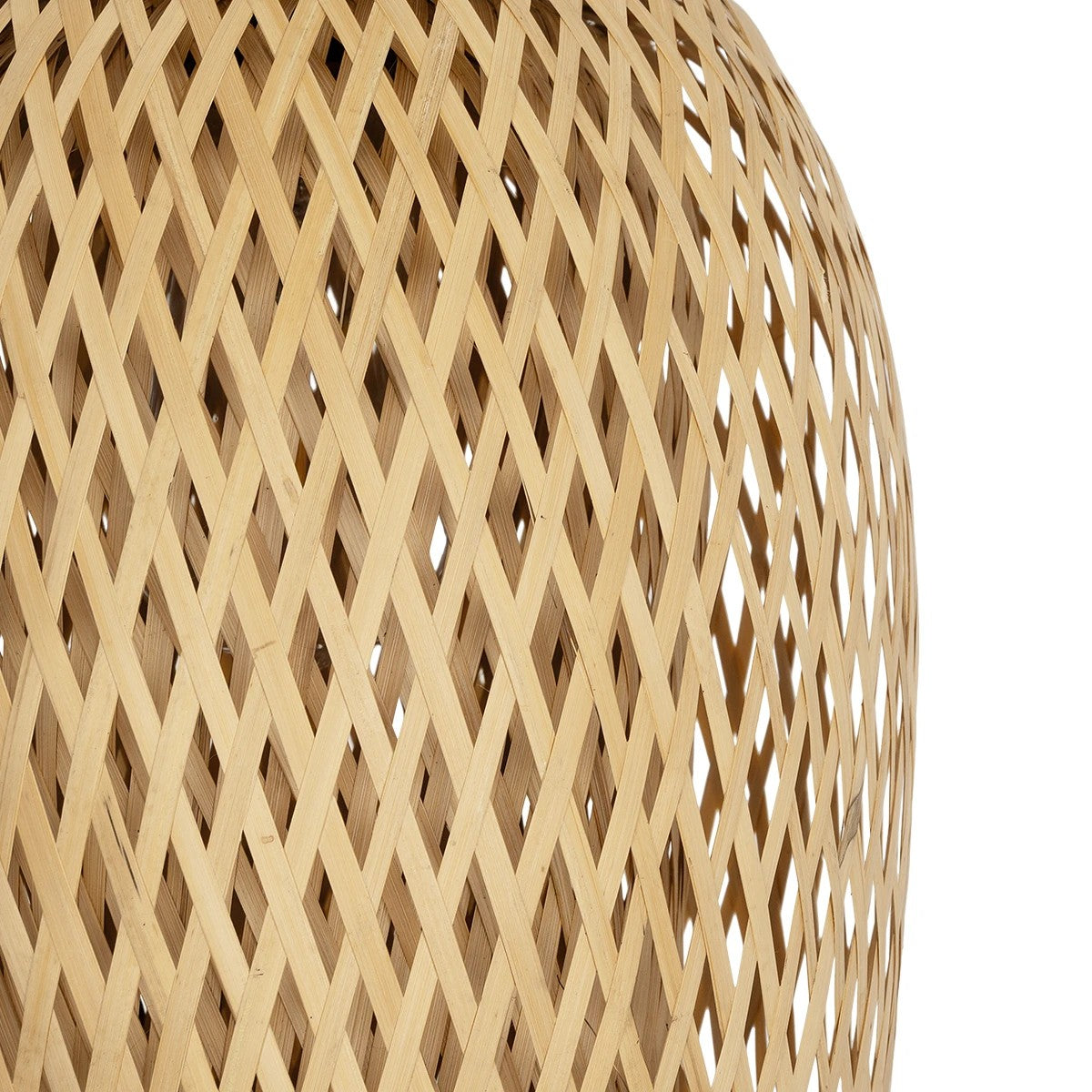 GLOBOSTAR® SAN TROPEZ 00764 Boho Κρεμαστό Φωτιστικό Οροφής με Ντουί 1 x E27 AC 220-240V IP20 - Μπεζ - Μ23 x Π23 x Υ42cm