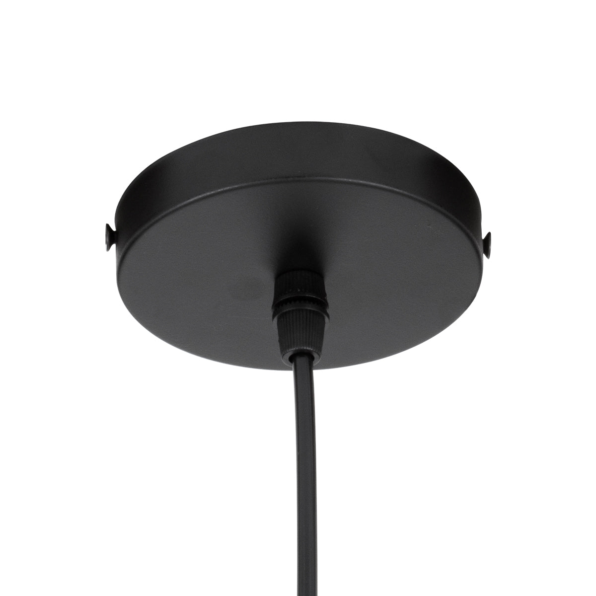 GLOBOSTAR® OLVERO 00772 Μοντέρνο Κρεμαστό Φωτιστικό Οροφής με Ντουί 1 x E27 AC 220-240V IP20 - Μαύρο & Χρυσό - Μ18 x Π4 x Y38cm