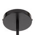 GLOBOSTAR® ZANE 00784 Μοντέρνο Φωτιστικό Οροφής με Ντουί 6 x E27 AC 220-240V IP20 - Μαύρο - Μ70 x Π70 x Υ100cm