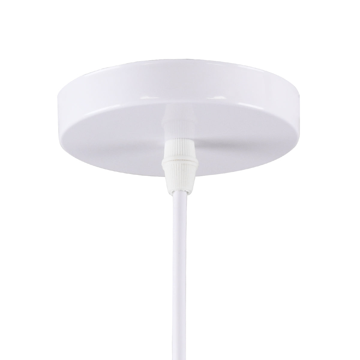 GLOBOSTAR® CUBE 00802 Μοντέρνο Κρεμαστό Φωτιστικό Οροφής με Ντουί 1 x E27 AC 220-240V IP20 - Λευκό - Μ25 x Π25 x Υ25cm - ledmania.gr