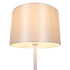 GLOBOSTAR® ASHLEY 00823 Μοντέρνο Επιδαπέδιο Φωτιστικό με Ντουί 1 x E27 AC 220-240V IP20 - Λευκό - Μ35 x Π35 x Υ145cm