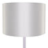 GLOBOSTAR® ASHLEY 00826 Μοντέρνο Επιδαπέδιο Φωτιστικό με Ντουί 1 x E27 AC 220-240V IP20 - Λευκό & Μπεζ - Μ40 x Π40 x Υ145cm