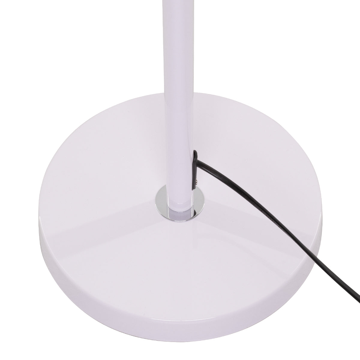 GLOBOSTAR® ASHLEY 00826 Μοντέρνο Επιδαπέδιο Φωτιστικό με Ντουί 1 x E27 AC 220-240V IP20 - Λευκό & Μπεζ - Μ40 x Π40 x Υ145cm