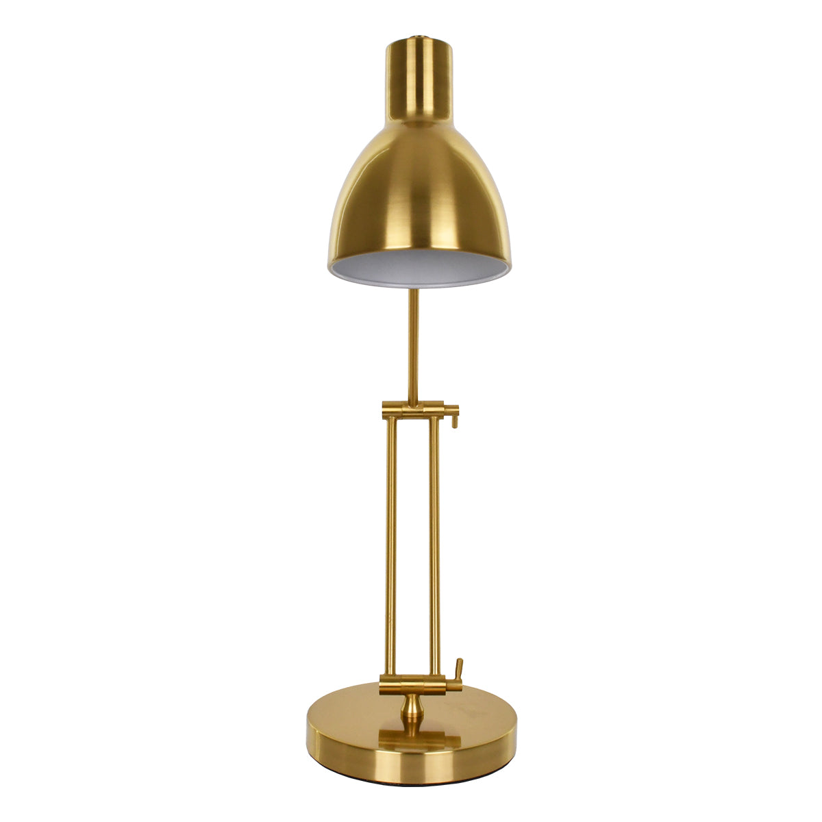 GLOBOSTAR® ZETO 00836 Μοντέρνο Επιτραπέζιο Φωτιστικό Πορτατίφ με Ντουί 1 x E27 AC 220-240V IP20 - Χρυσό - Μ17 x Π17 x Υ72cm