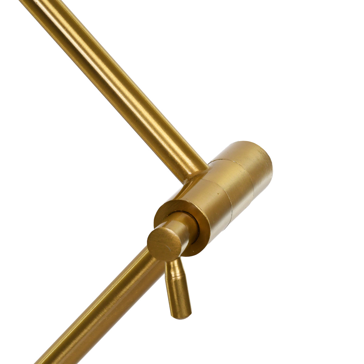 GLOBOSTAR® ZETO 00836 Μοντέρνο Επιτραπέζιο Φωτιστικό Πορτατίφ με Ντουί 1 x E27 AC 220-240V IP20 - Χρυσό - Μ17 x Π17 x Υ72cm