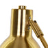 GLOBOSTAR® ZETO 00836 Μοντέρνο Επιτραπέζιο Φωτιστικό Πορτατίφ με Ντουί 1 x E27 AC 220-240V IP20 - Χρυσό - Μ17 x Π17 x Υ72cm