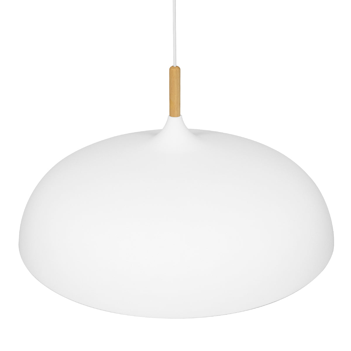 GLOBOSTAR® VALLETE 00837 Μοντέρνο Κρεμαστό Φωτιστικό Οροφής με Ντουί 1 x E27 AC 220-240V IP20 - Λευκό & Μπεζ - Μ60 x Π60 x Υ35cm