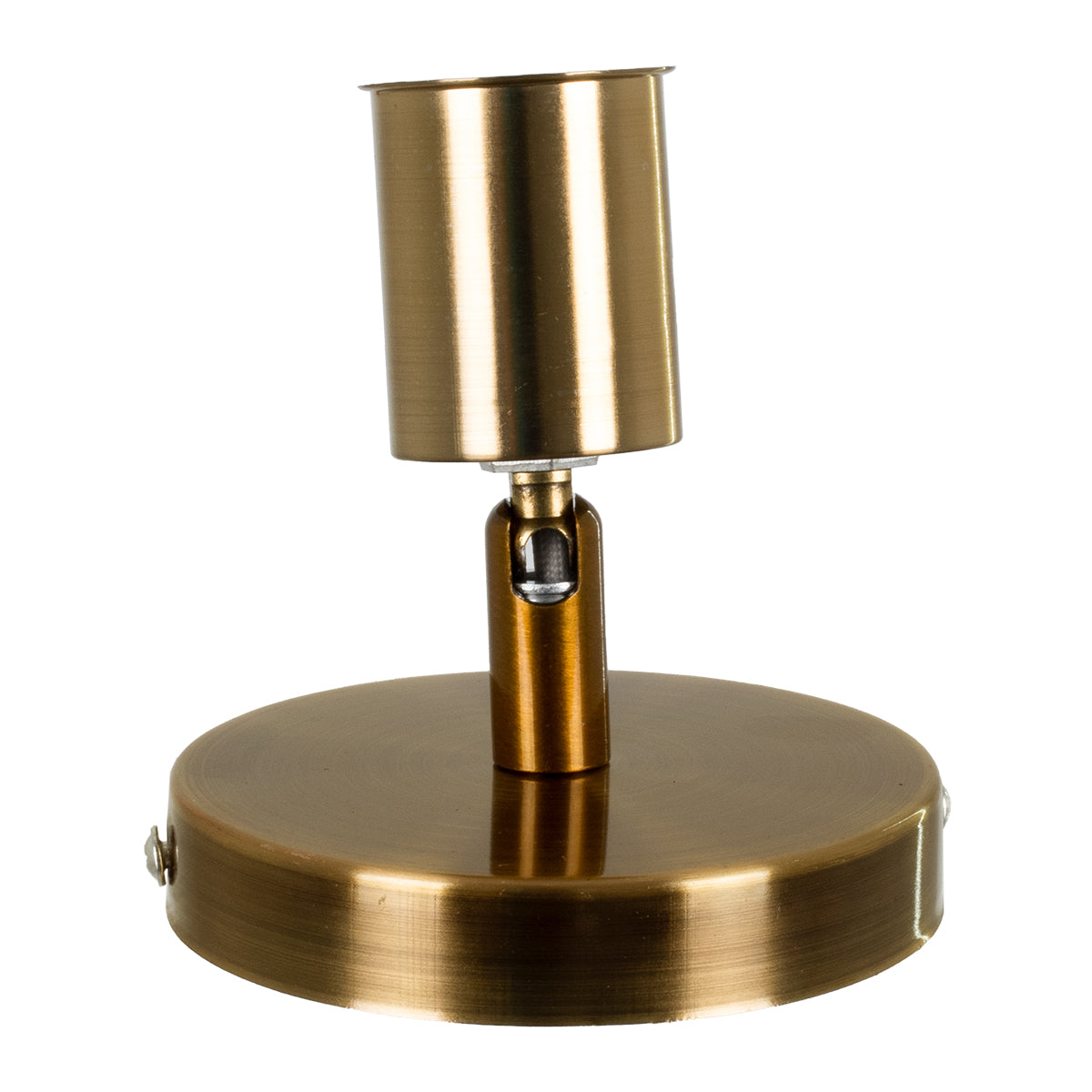 GLOBOSTAR® SARA 00846 Μοντέρνο Φωτιστικό Οροφής με Ντουί 1 x E27 AC 220-240V IP20 - Μπρούτζινο - Μ10 x Π10 x Υ10.3cm