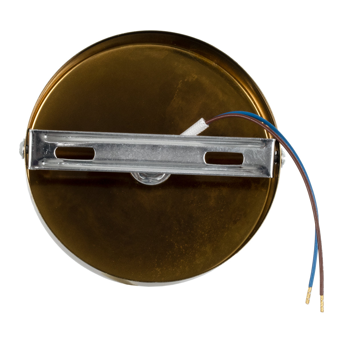 GLOBOSTAR® SARA 00846 Μοντέρνο Φωτιστικό Οροφής με Ντουί 1 x E27 AC 220-240V IP20 - Μπρούτζινο - Μ10 x Π10 x Υ10.3cm