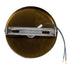 GLOBOSTAR® SARA 00846 Μοντέρνο Φωτιστικό Οροφής με Ντουί 1 x E27 AC 220-240V IP20 - Μπρούτζινο - Μ10 x Π10 x Υ10.3cm