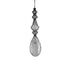 GLOBOSTAR® LILY 01561 Vintage Κρεμαστό Φωτιστικό Οροφής με Ντουί 1 x E27 AC 220-240V IP20 - Μαύρο & Λευκό - Μ90 x Π90 x Υ20cm - ledmania.gr