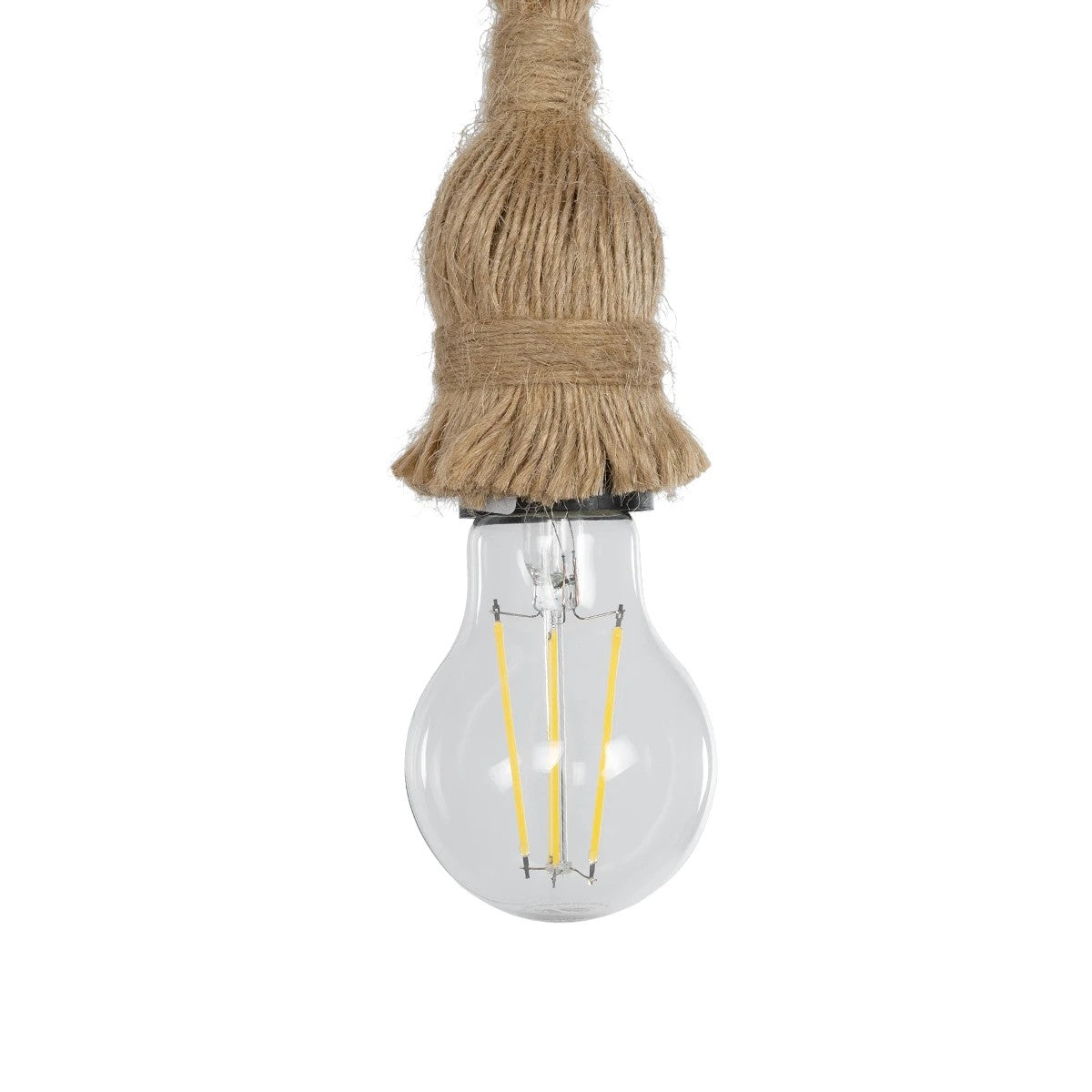 GLOBOSTAR® KENSI 00878 Boho Φωτιστικό Τοίχου - Απλίκα με Ντουί 1 x E27 AC 220-240V IP20 - Καφέ & Μπεζ - Μ7 x Π15 x Υ38cm - ledmania.gr