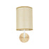 GLOBOSTAR® OASIS 00884 Μοντέρνο Φωτιστικό Τοίχου - Απλίκα με Ντουί 1 x E27 AC 220-240V IP20 - Λευκό & Μπεζ - Μ15 x Π20 x Υ35cm - ledmania.gr