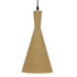 GloboStar® SHANGHAI ROPE 00918 Boho Κρεμαστό Φωτιστικό Καμπάνα Μονόφωτο 1 x E27 IP20 Μπεζ Σχοινί - Μ20 x Π20 x Υ39cm - ledmania.gr