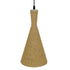 GloboStar® SHANGHAI ROPE 00918 Boho Κρεμαστό Φωτιστικό Καμπάνα Μονόφωτο 1 x E27 IP20 Μπεζ Σχοινί - Μ20 x Π20 x Υ39cm - ledmania.gr