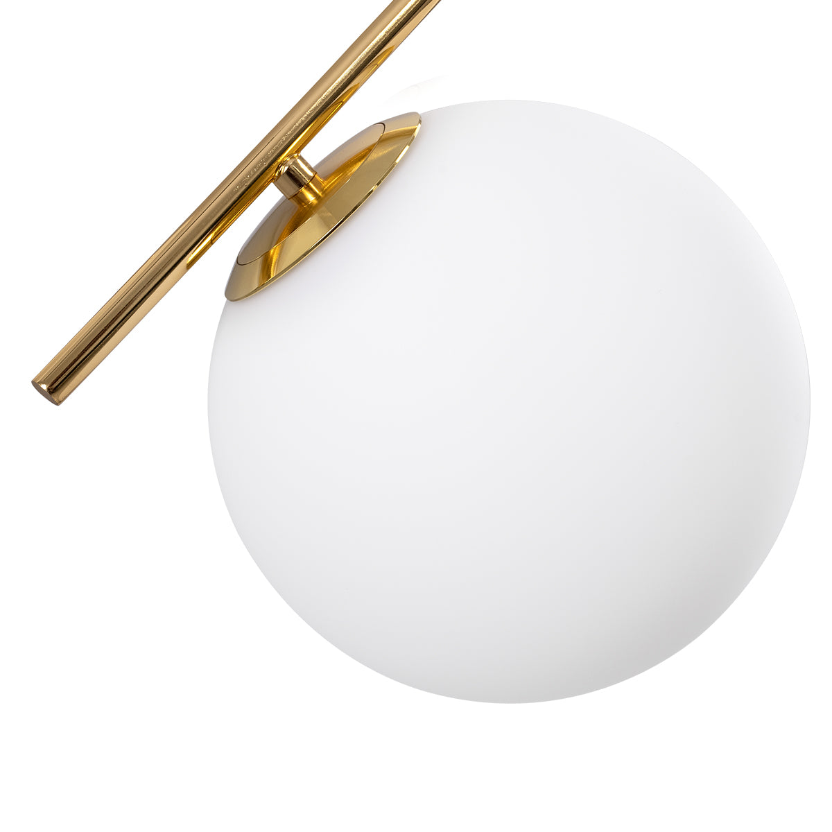 GLOBOSTAR® MONROE 00953 Μοντέρνο Κρεμαστό Φωτιστικό Οροφής με Ντουί 3 x E27 AC 220-240V IP20 - Χρυσό & Λευκό - Μ60 x Π60 x Υ50cm - ledmania.gr