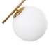 GLOBOSTAR® MONROE 00953 Μοντέρνο Κρεμαστό Φωτιστικό Οροφής με Ντουί 3 x E27 AC 220-240V IP20 - Χρυσό & Λευκό - Μ60 x Π60 x Υ50cm - ledmania.gr