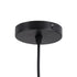 GloboStar® MONROE 00957 Μοντέρνο Κρεμαστό Φωτιστικό Οροφής Μονόφωτο 1 x E27 Μαύρο - Λευκό Μεταλλικό Μπάλα Φ30 x Υ75cm - ledmania.gr