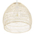 GLOBOSTAR® MALIBU 00968 Boho Κρεμαστό Φωτιστικό Οροφής με Ντουί 1 x E27 AC 220-240V IP20 - Μπεζ - Μ40 x Π40 x Υ35cm - ledmania.gr