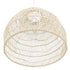 GLOBOSTAR® MALIBU 00968 Boho Κρεμαστό Φωτιστικό Οροφής με Ντουί 1 x E27 AC 220-240V IP20 - Μπεζ - Μ40 x Π40 x Υ35cm - ledmania.gr