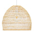 GLOBOSTAR® MALIBU 00973 Boho Κρεμαστό Φωτιστικό Οροφής με Ντουί 1 x E27 AC 220-240V IP20 - Μπεζ - Μ40 x Π40 x Υ35cm - ledmania.gr