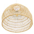 GLOBOSTAR® MALIBU 00973 Boho Κρεμαστό Φωτιστικό Οροφής με Ντουί 1 x E27 AC 220-240V IP20 - Μπεζ - Μ40 x Π40 x Υ35cm - ledmania.gr