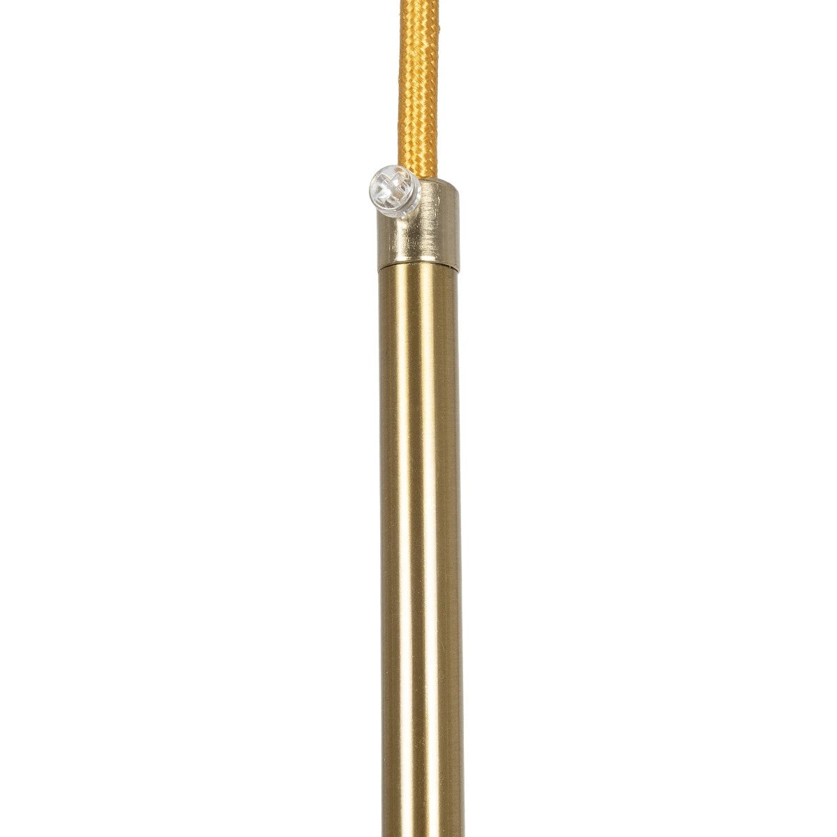 GLOBOSTAR® AMARIS 00977 Μοντέρνο Κρεμαστό Φωτιστικό Οροφής με Ντουί 3 x E27 AC 220-240V IP20 - Χρυσό & Μελί - Μ75 x Π30 x Υ30cm