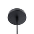 GloboStar® MEDEA 01004 Μοντέρνο Κρεμαστό Φωτιστικό Καμπάνα Μονόφωτο 1 x E27 IP20 Μαύρο & Χρυσό Μέταλλο - Μ30 x Π30 x Y16cm - ledmania.gr