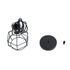 GLOBOSTAR® CAGE 01017 Vintage Κρεμαστό Φωτιστικό Οροφής με Ντουί 3 x E27 AC 220-240V IP20 - Μαύρο - Μ15 x Π15 x Υ20cm - ledmania.gr