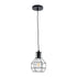 GLOBOSTAR® CAGE 01017 Vintage Κρεμαστό Φωτιστικό Οροφής με Ντουί 3 x E27 AC 220-240V IP20 - Μαύρο - Μ15 x Π15 x Υ20cm - ledmania.gr
