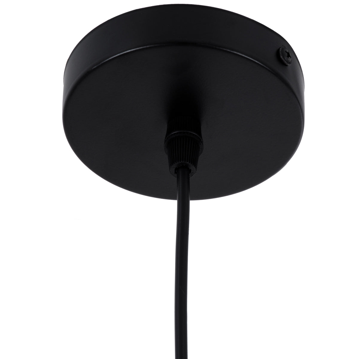 GloboStar® SHANGHAI 01025-B Μοντέρνο Κρεμαστό Φωτιστικό Καμπάνα Μονόφωτο 1 x E27 IP20 Μαύρο & Χρυσό Μέταλλο - Μ37 x Π37 x Υ20cm - ledmania.gr