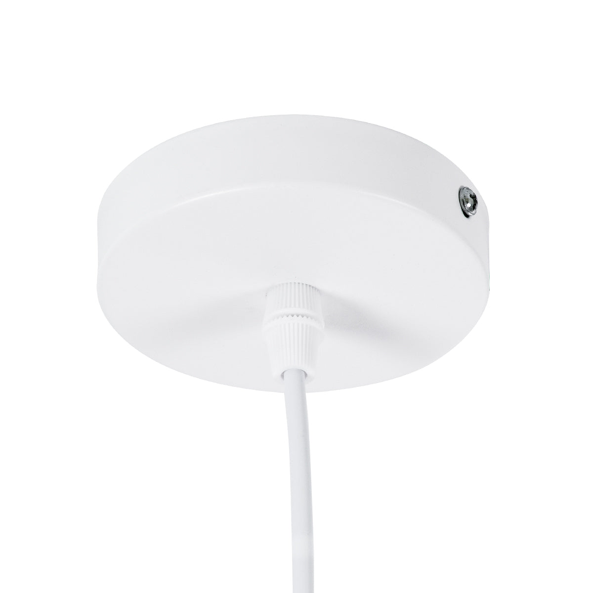 GloboStar® SHANGHAI 01026 Μοντέρνο Κρεμαστό Φωτιστικό Καμπάνα Σετ Τρίφωτο 3 x E27 IP20 Λευκό & Χρυσό Μέταλλο - Μ79.5 x Π79.5 x Υ38cm - ledmania.gr
