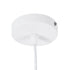 GloboStar® SHANGHAI 01026 Μοντέρνο Κρεμαστό Φωτιστικό Καμπάνα Σετ Τρίφωτο 3 x E27 IP20 Λευκό & Χρυσό Μέταλλο - Μ79.5 x Π79.5 x Υ38cm - ledmania.gr